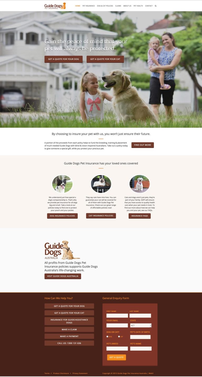 Guide Dogs Pet Insurance